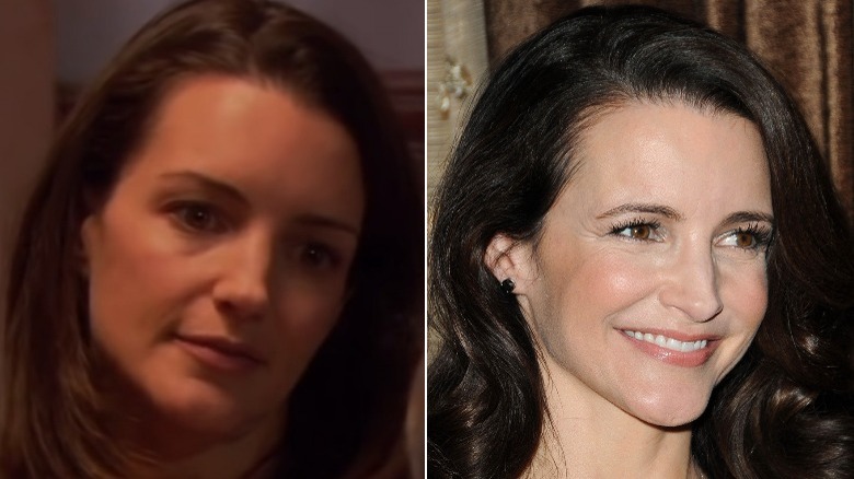 Kristin Davis then and now