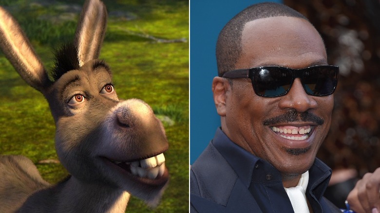 Eddie Murphy playing Donkey