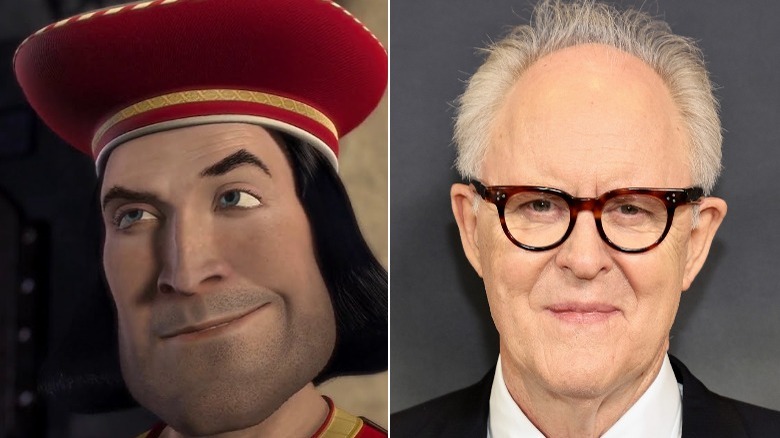 John Lithgow playing Lord Farquaad