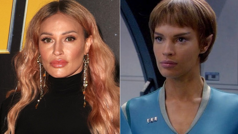 Jolene Blalock and T'Pol 