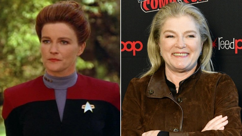 Kate Mulgrew, then and now