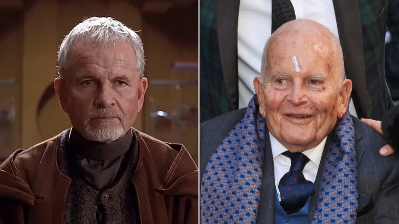 Ian Holm as Vito Cornelius and smiling at a premiere in 2019