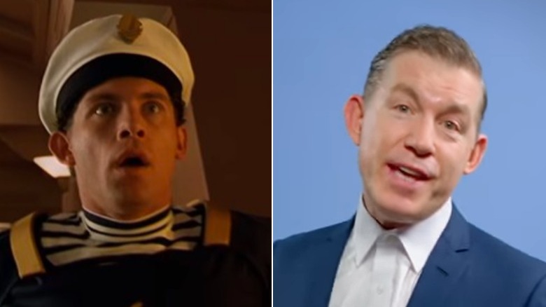 Lee Evans as Fog and performing stand up