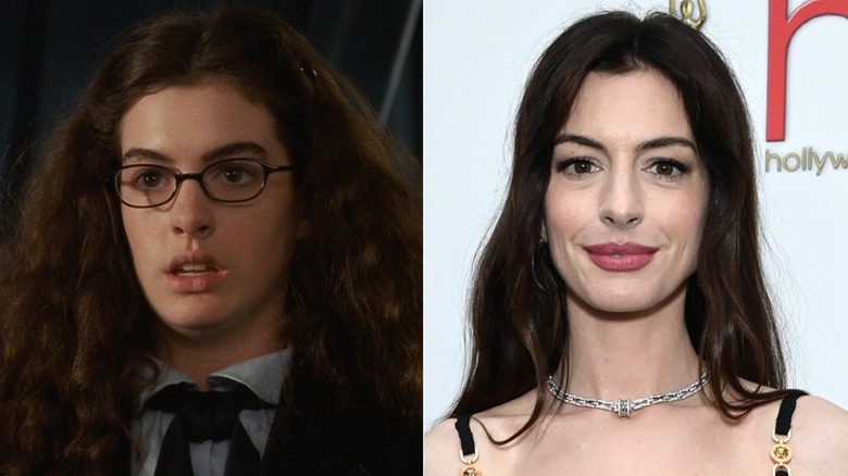 Anne Hathaway as Mia and now