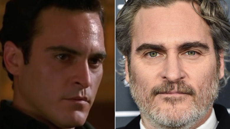 Joaquin Phoenix in 2005 and 2020