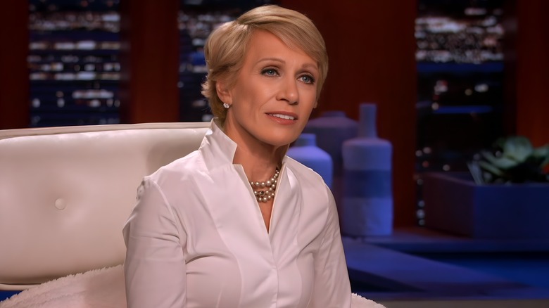 Barbara Corcoran smiles slightly