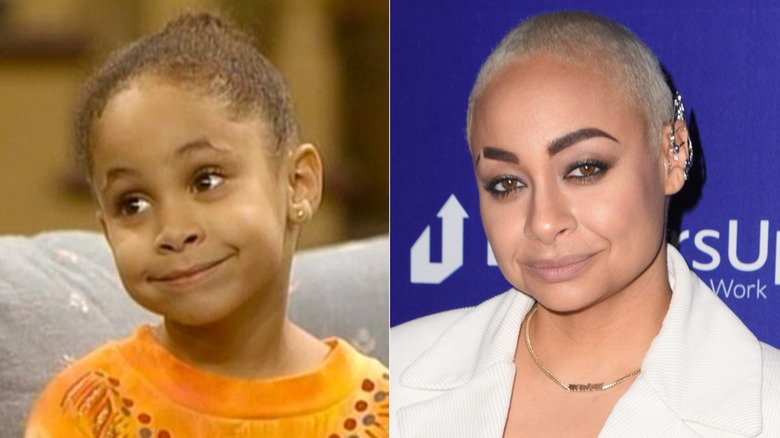 Raven-Symoné then and now