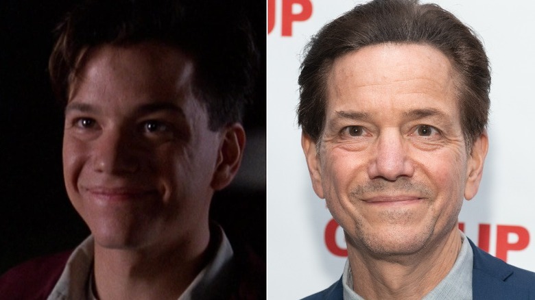 A young smiling Frank Whaley and an older smiling Frank Whaley