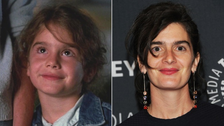 Gaby Hoffmann as a child and an adult