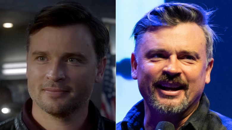 Tom Welling as Marcus Pierce in Lucifer and at a Comic-Con in Stockholm, Sweden in 2024