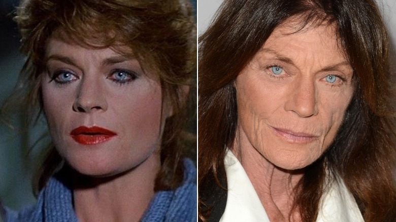 Meg Foster then and now