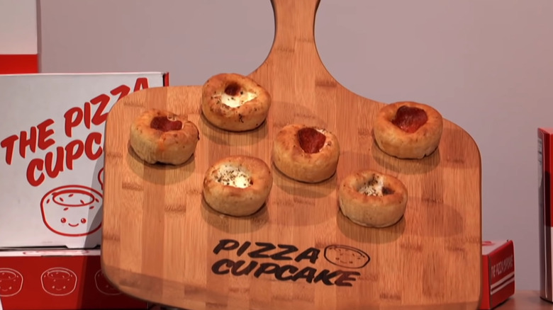 Pizza Cupcake display on Shark Tank