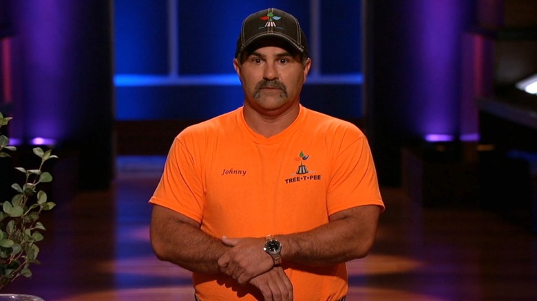 Johnny Georges pitches on Shark Tank