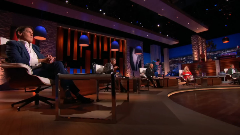 Shark Tank panel sitting