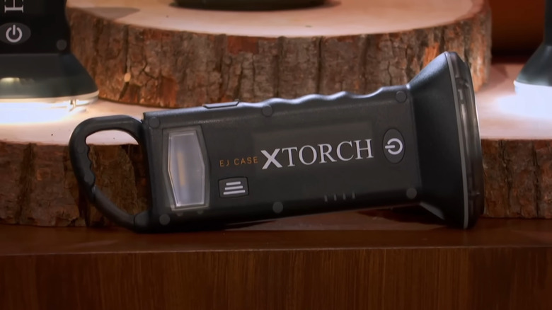 The XTorch Shark Tank display