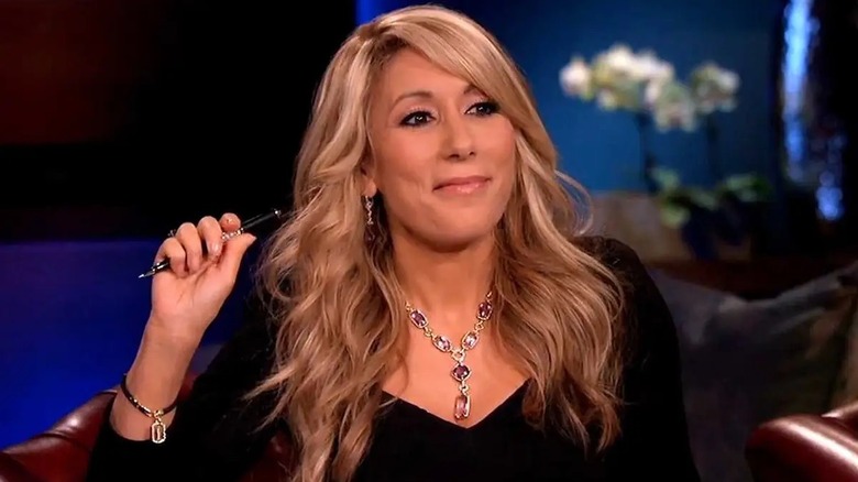 Lori Greiner listens to a pitch on Shark Tank