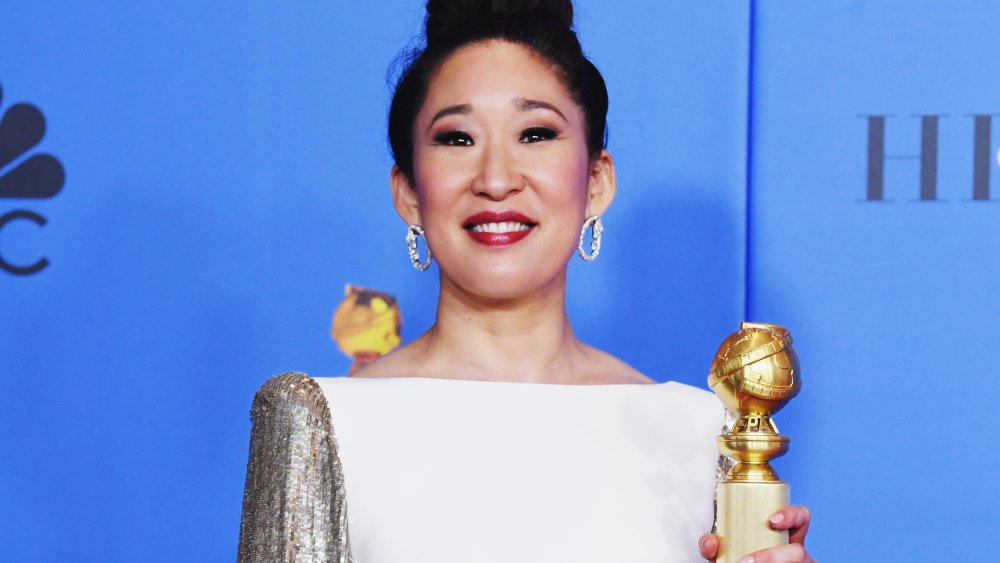 Sandra Oh at the 2019 Golden Globes