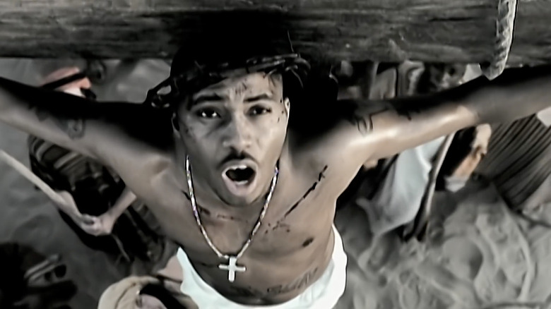 Nas on the cross