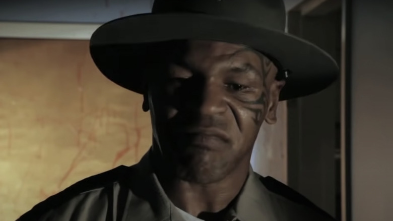 Mike Tyson in sheriff's uniform