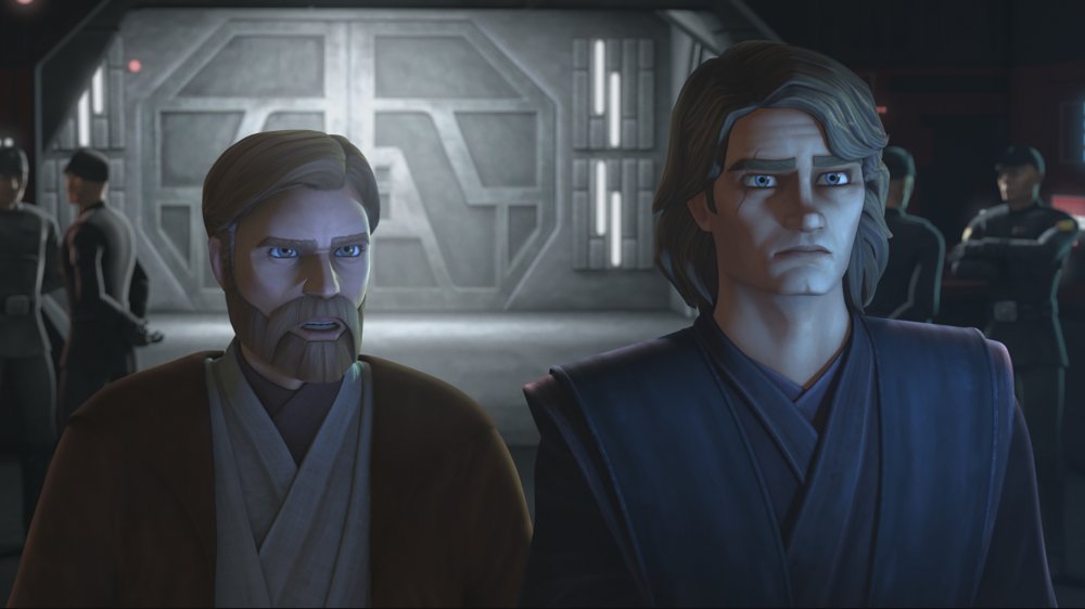 Obi-Wan Kenobi and Anakin Skywalker in The Clone Wars final season