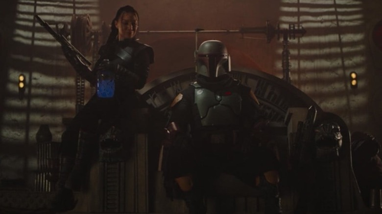 Boba Fett and Fennec Shand standing