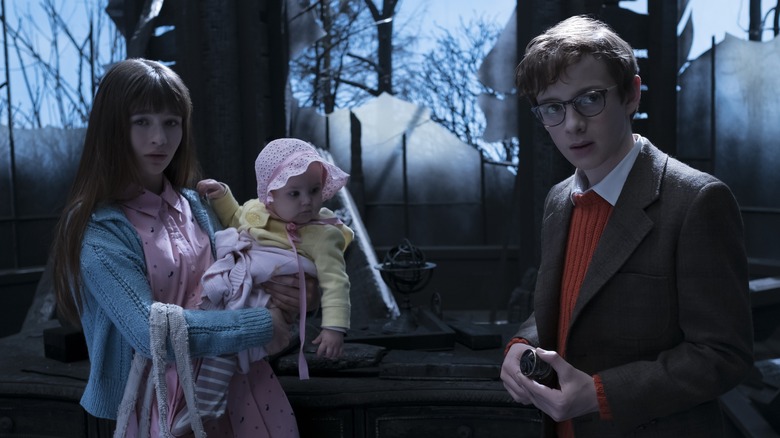 Baudelaire siblings in "A Series of Unfortunate Events"