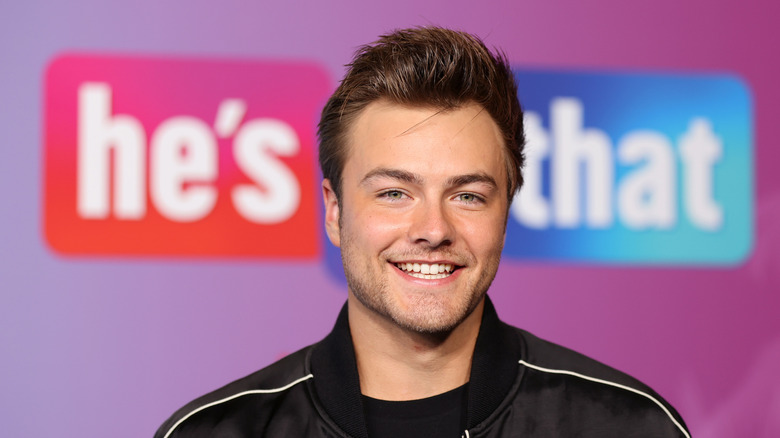 Peyton Meyer at the premiere of 'He's All That'