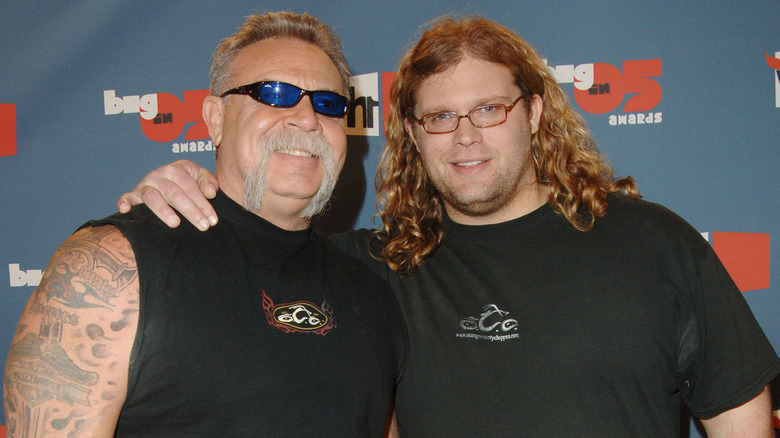 Michael and Paul Teutul Sr. posing