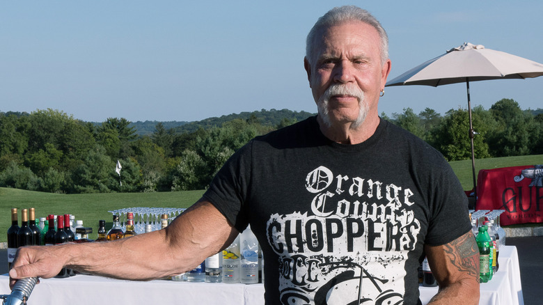 Paul Teutul, Sr. with motorcycle