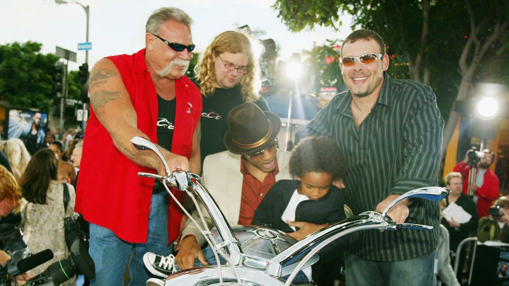 Paul Teutul, Sr., Paul Teutul, Jr. and Michael Teutul with Will Smith