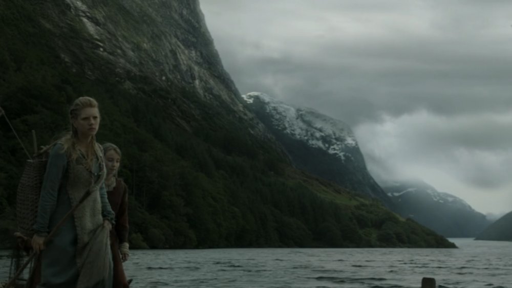 A scene from Vikings filmed in Ireland