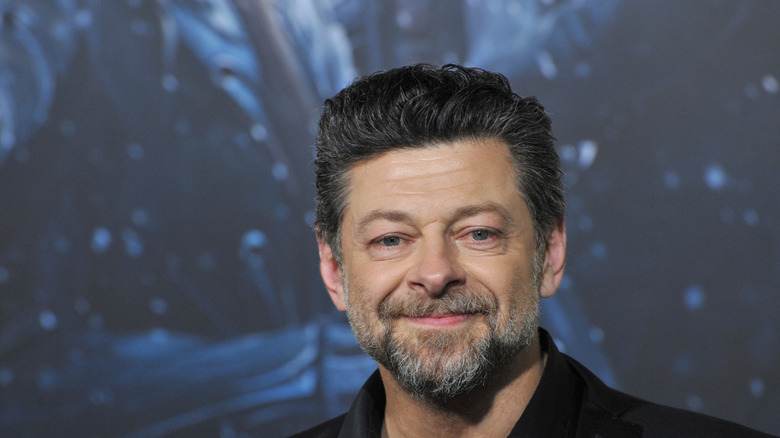 Andy Serkis at the premiere of the final "Hobbit" film 