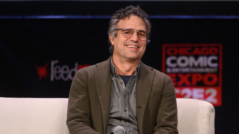 Mark Ruffalo at a panel at the C2E2 Expo