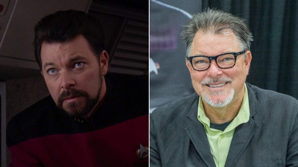 Jonathan Frakes then and now