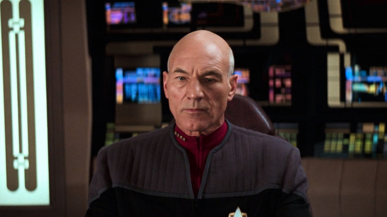 Captain Picard looking ahead