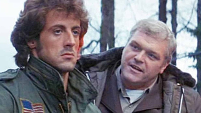 Rambo and the Sheriff in First Blood