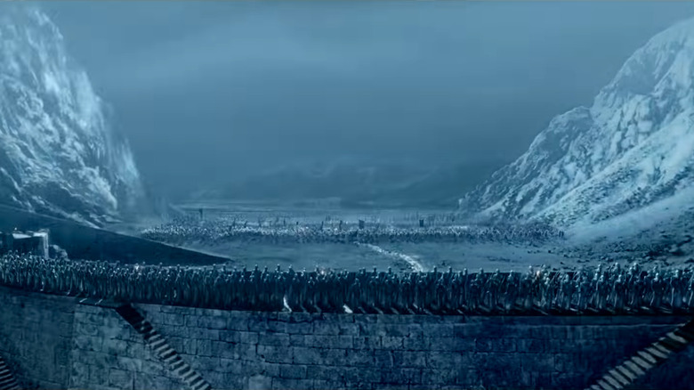 Saruman's armies viewed from walls