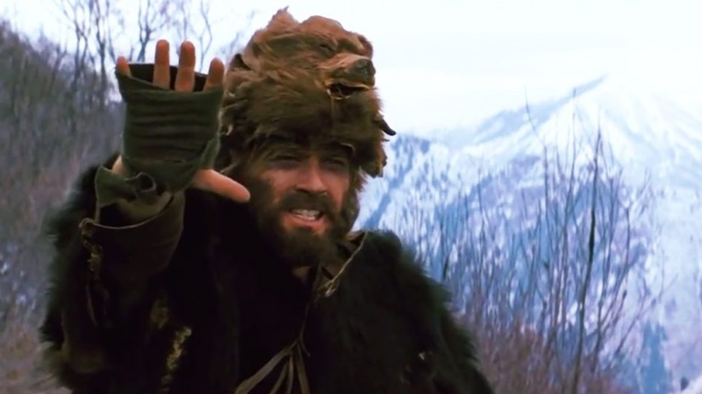 Jeremiah Johnson dressed in furs