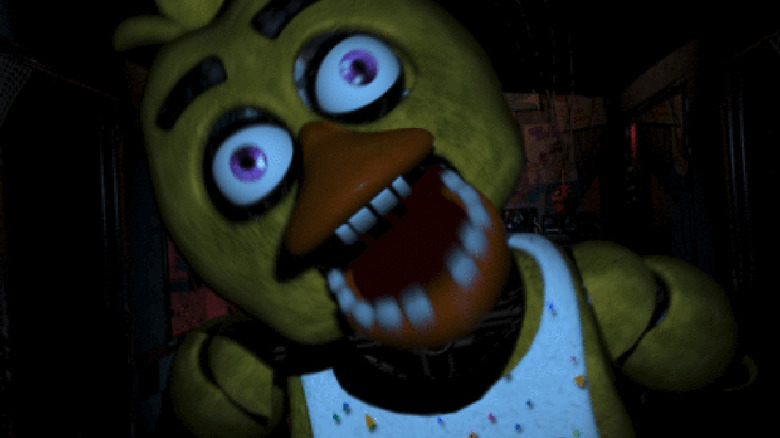 Chica screams