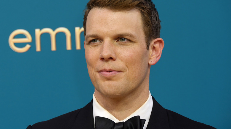 Jake Lacy wearing a bowtie