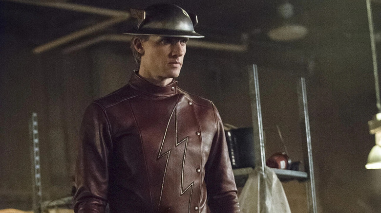 Jay Garrick wearing helmet