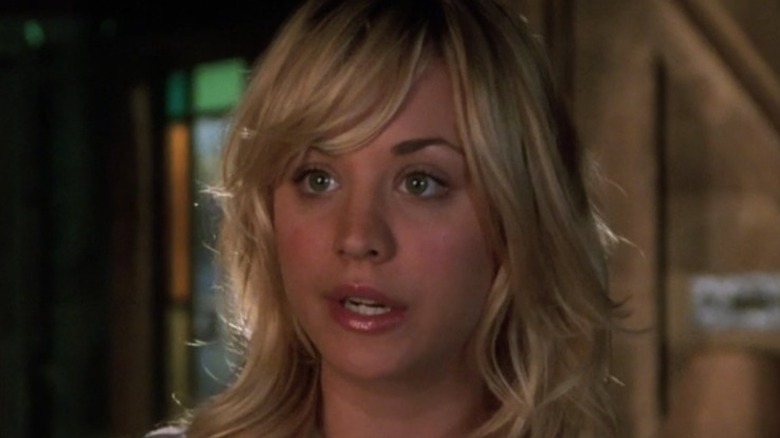 Kaley Cuoco talking