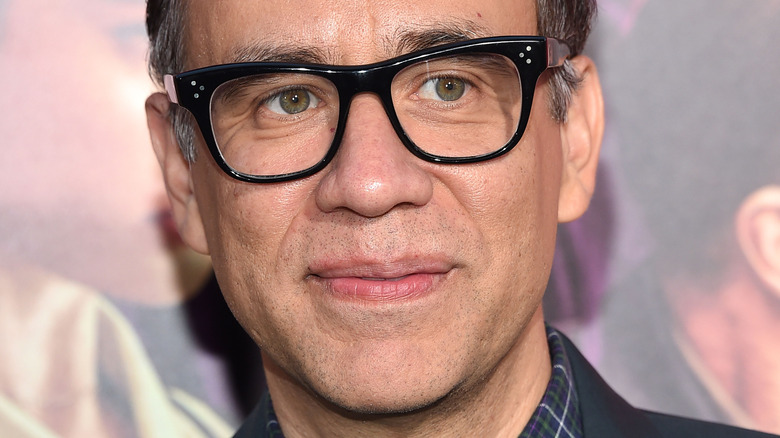 Fred Armisen staring