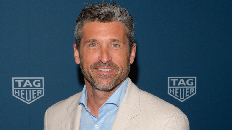 Patrick Dempsey wearing a white blazer