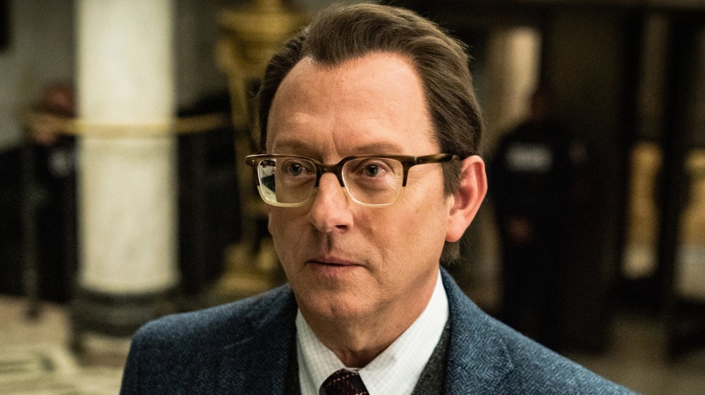 Michael Emerson stares