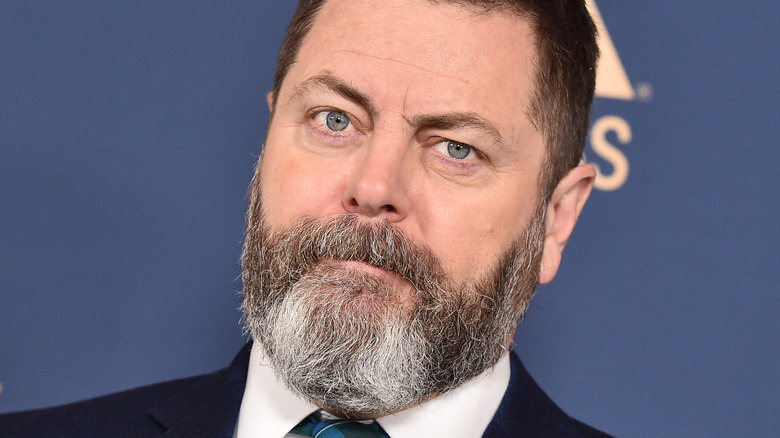 Nick Offerman frowning 