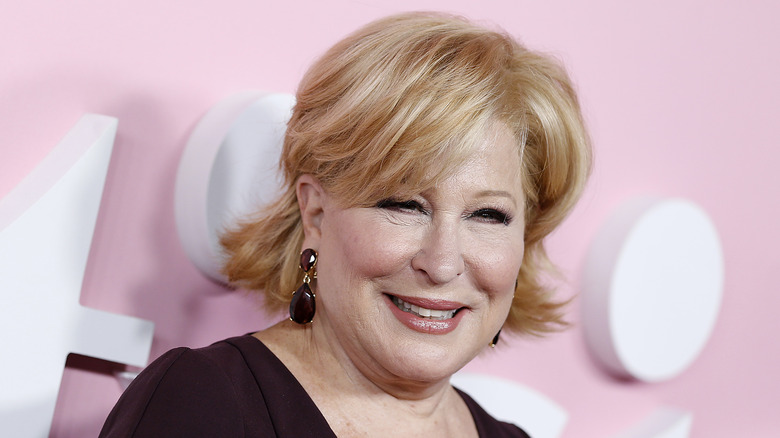 Bette Midler wearing earrings