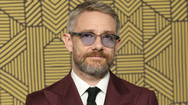 Martin Freeman looking daper at the "Black Panter: Wakanda Forever" premiere