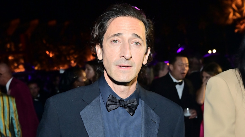 Adrien Brody in a bowtie