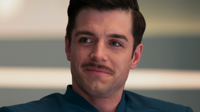 George Kirk and his mustache